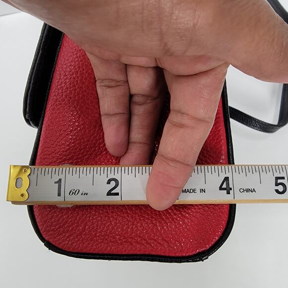 BRIGHTON ASTARA LOVE HEART TOP HANDLE CROSSBODY BAG, RED - Picture 10 of 10